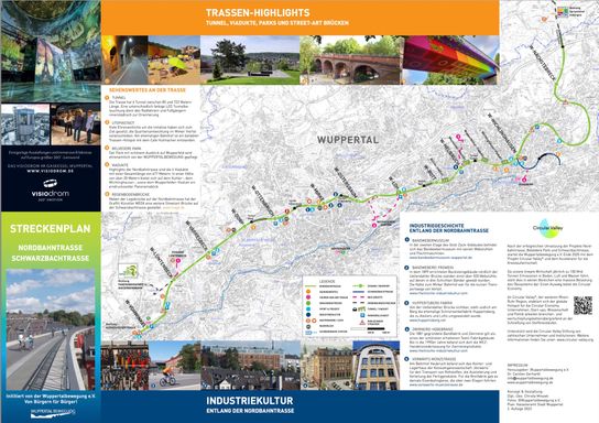 Nordbahntrasse Streckenplan und Karte 2023